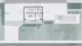 Proiect personalizat casa moderna cu garaj si piscina - Bucuresti